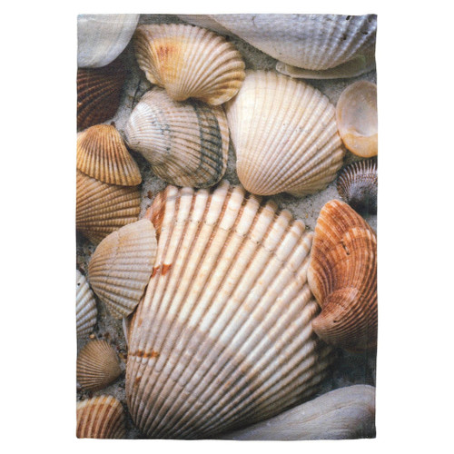 Flag Print Garden Sea Shells Polyester