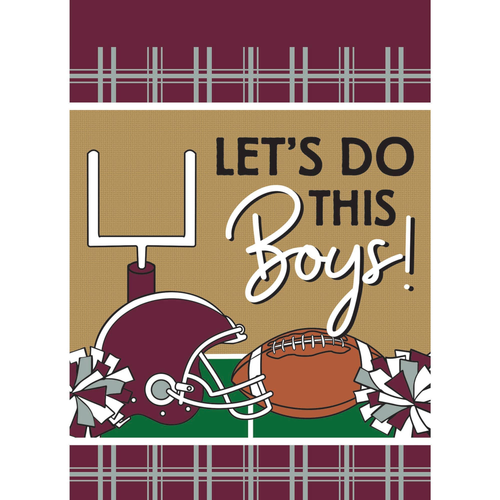 Garden Football In Mississipi Flag