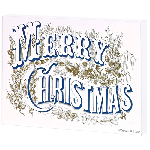Wall Plaque Merry Christmas