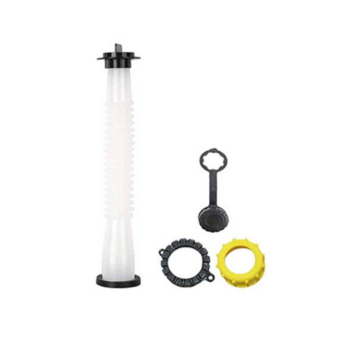 Spout Replacement with Gasket, Stopper, Cap with Stripe, 2 Collar Caps