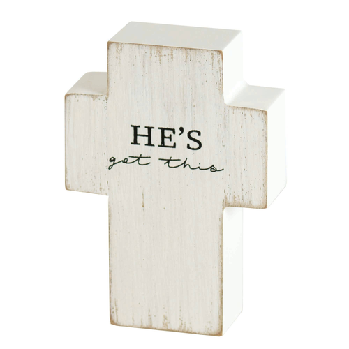 He's Got This Tabletop Cross