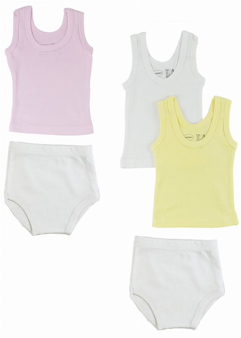 Bambini Girls Tank Tops and Training Pants