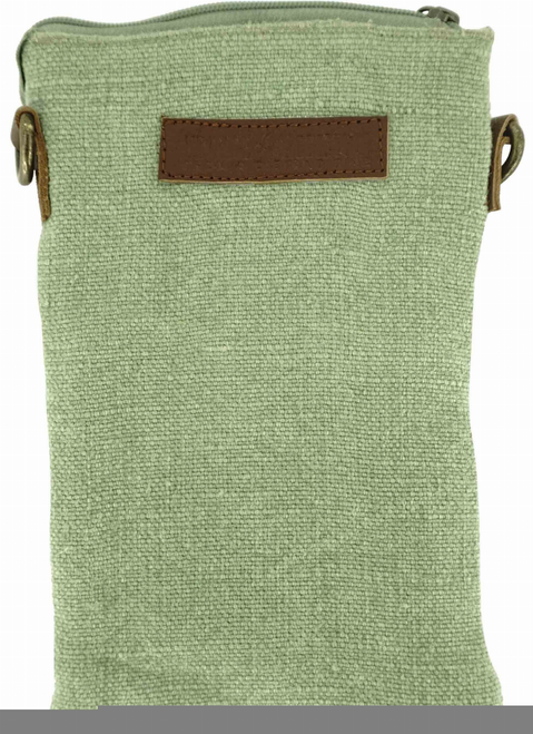 Two Tone Jute Crossbody