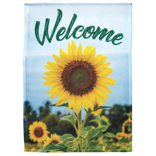 Welcome Sunflower Yellow Sky