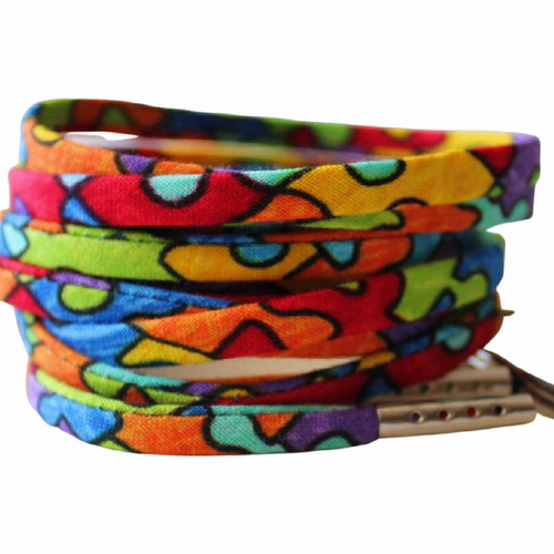Jigsaw Puzzle Autism Awareness Shoelaces