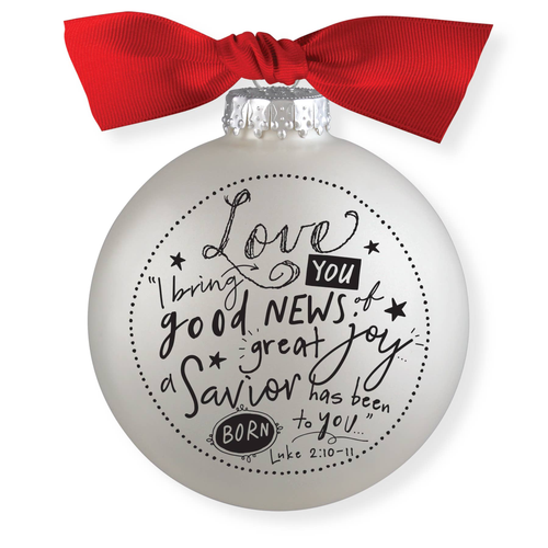 Ornament Bauble Love Ribbon Hang
