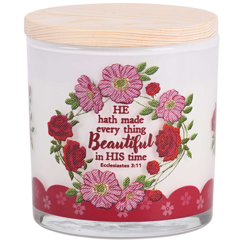 Soy Candle Floral He Hath Made