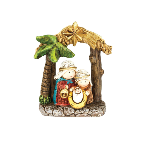 1 Piece Holy Family In Creche 