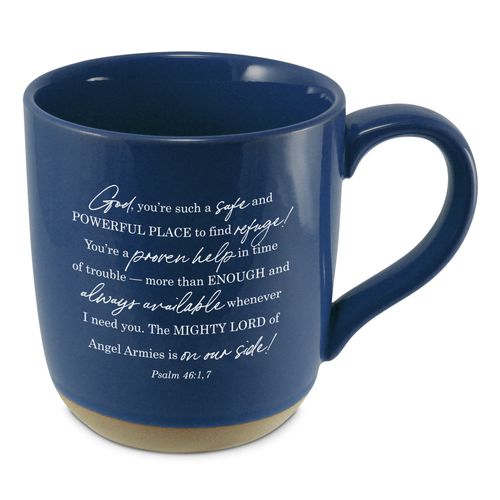Mug God Of Angel Armies By My Side Navy