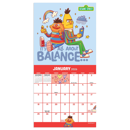 2026 Sesame Street Mini Calendar