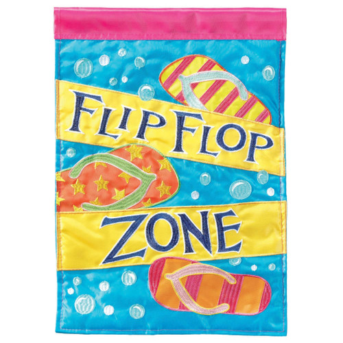 Flip Flop Zone Flag Poly 