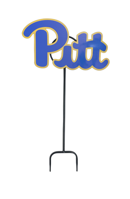University of Pittsburgh logo yard decor