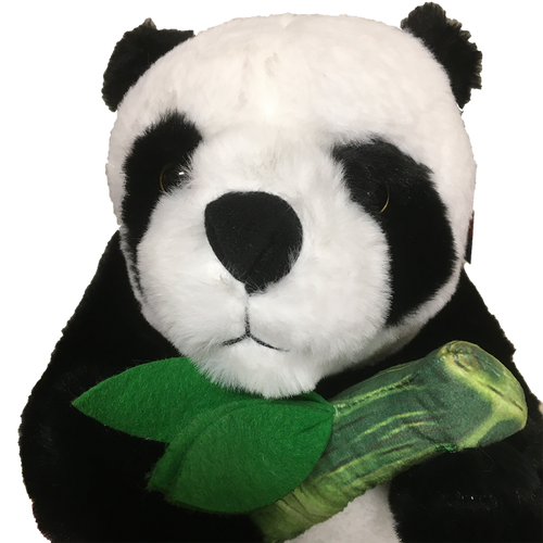 Panda Plush Stuffed Animal with Bamboo 11.5" Tall