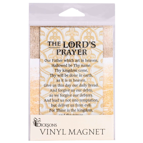 Magnet The Lords Prayer KJV 2.75x5
