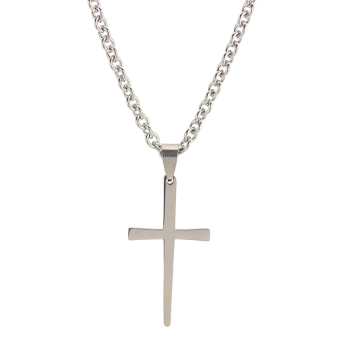 Nk-Taper Nailcross Silver Plate Stainless Steel