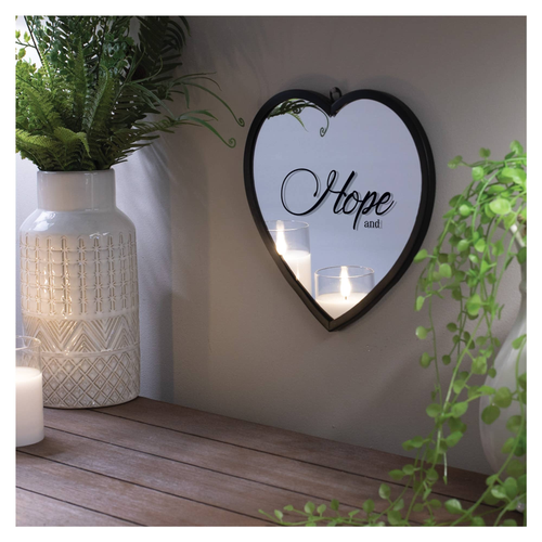Heart Mirror Hope 1 Cor. 13:13 Med
