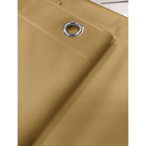 Gold Vinyl Shower Curtain Liner Waterproof (70" x 72")