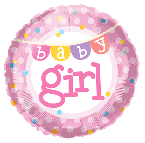 Baby Girl Mylar Balloon