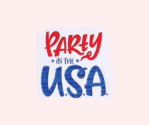 Sticker Party In The USA