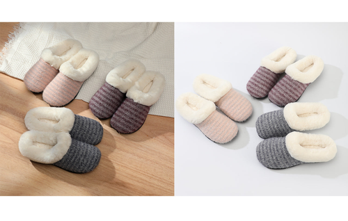 Women's Mohair Upper Clog Soft Breathable Slipper