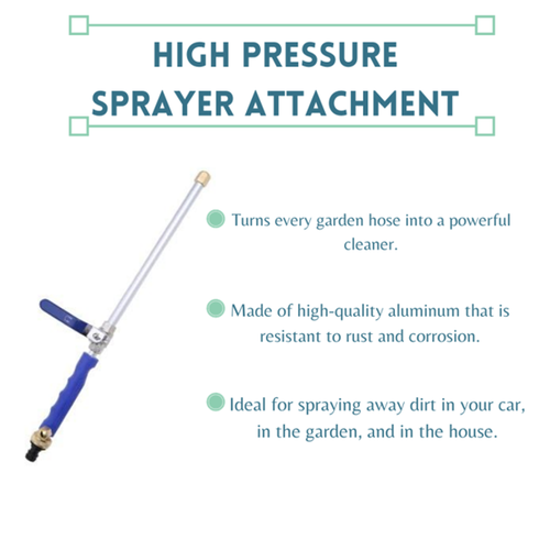 High Pressure Sprayer Attachment Car Washer Garden Cleaning Power Washer Cleaner