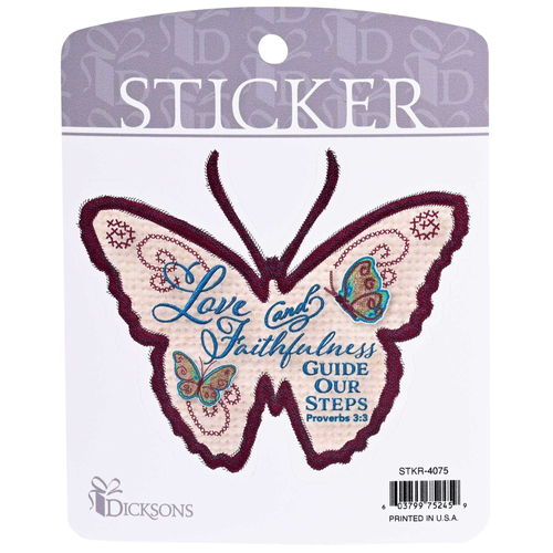 Sticker Butterfly Love & Faithfulness