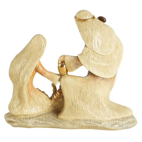 1-Piece Holy Family Gold Accents 6in