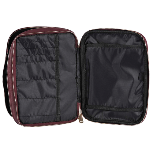Bible Case Walk By Faith Burgundy XLarge