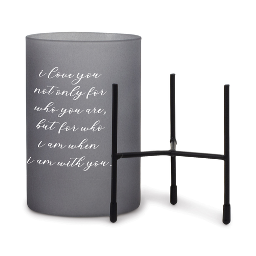 Candleholder I Love You Not Only For Who
