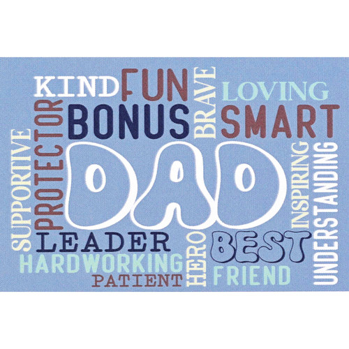 Itty Bitty Card Dad The Lord Bless You