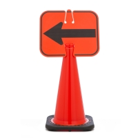Cone Sign, Left Arrow