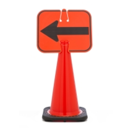 Cone Sign, Left Arrow