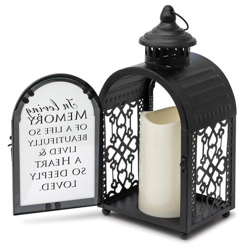 In Loving Memory Bereavement Filigree Lantern