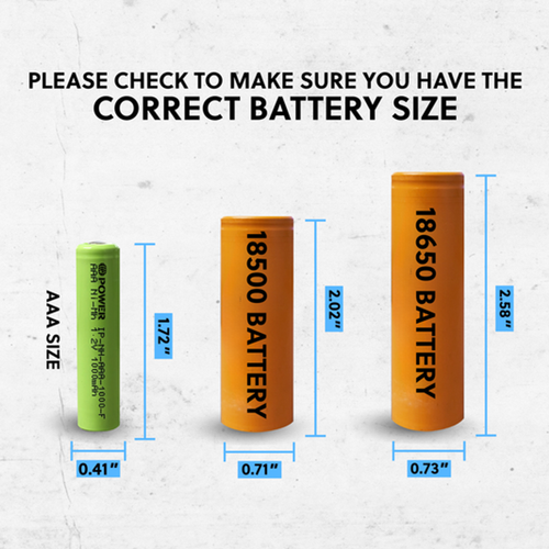 IP Power Ni-Mh AAA 1000mAh 1.2V Rechargeable Flat Top Battery