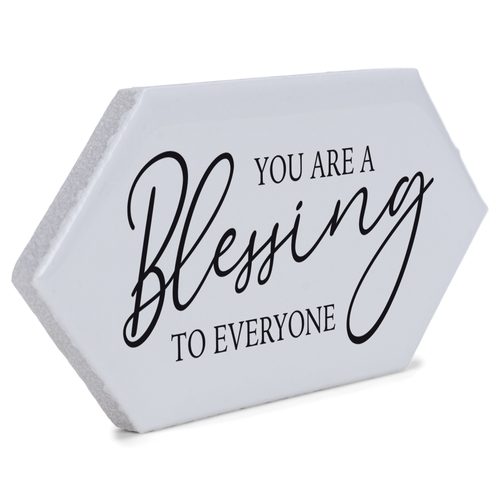 Tabletop Tile You Are A Blessing White