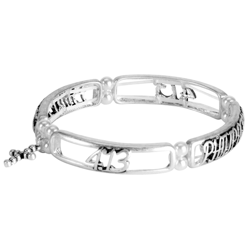 Petal Cross Bracelet Multi Link/Clasp