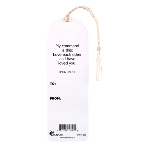Tassel Bookmark Love Each Other As I