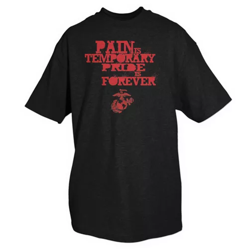 Marines-Pain T-Shirt, Black