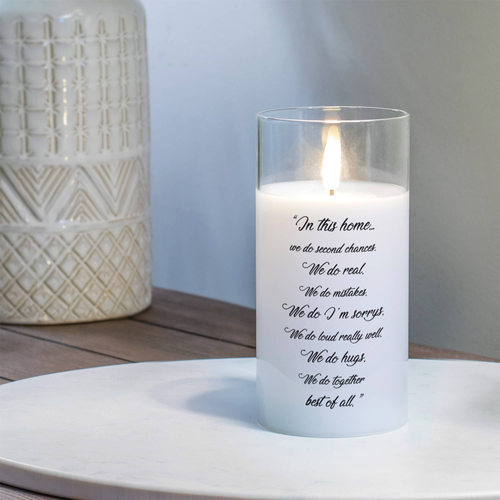 Led Candle In This Home-We Do Second
