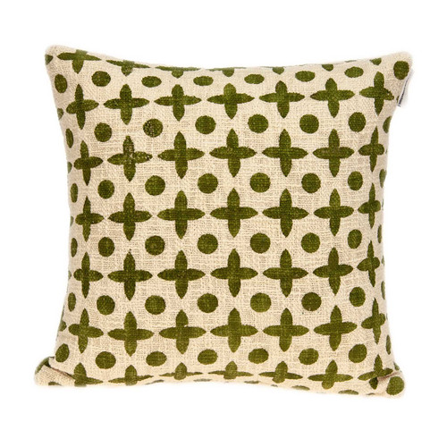 Homeroots Home Decor Transitional Beige Printed Pillow Cover with Poly Insert, 18 x 7 x 18 inches