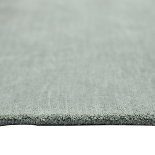 5' X 8' Gray Wool Hand Woven Area Rug