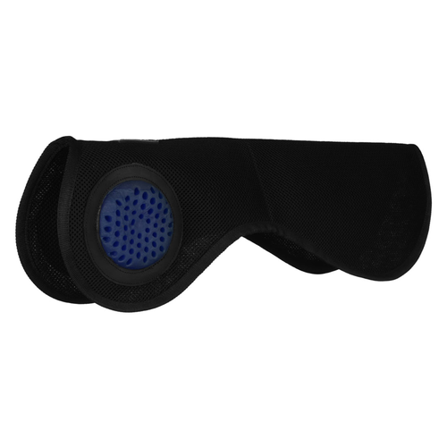 TuffRider GelX Airflow Shaped Front Riser Pad-Black- Medium (16 to 16.5 )