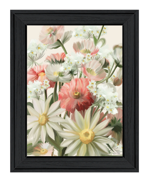Summer Wildflowers For You Black Framed Print Wall Art