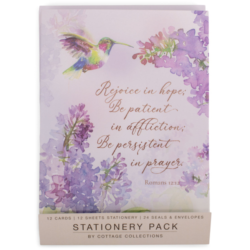 Stationery Set Linen Birds Friendship