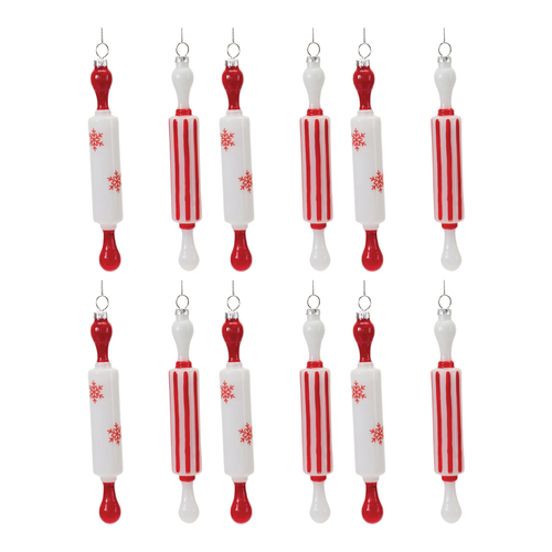 Glass Rolling Pin Ornament
