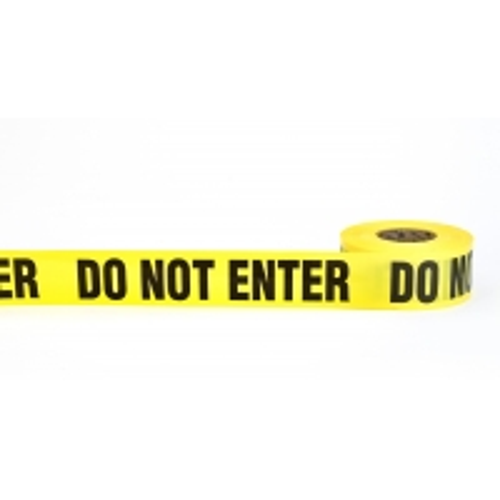 Barricade Tape, "Do No Enter", 3 mil, 3"