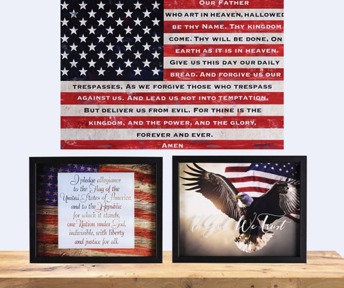 Wall Plaque Lords Prayer Flag