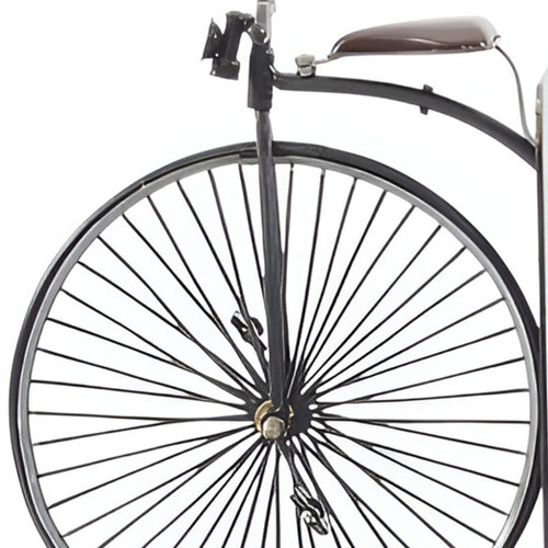 c1870 High Wheeler Bicycle Metal Decorative Bookends