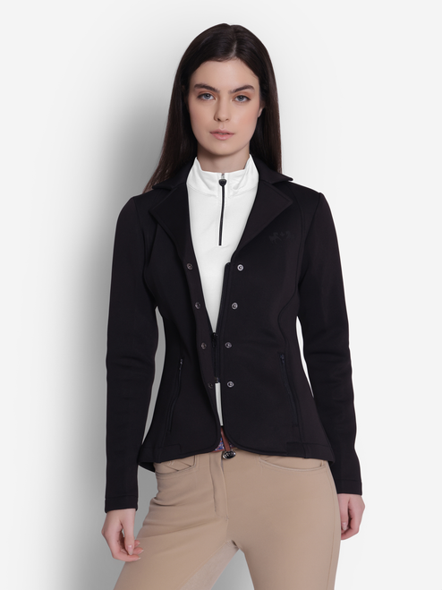 Equine Couture Spacer 3D Ladies Show Coat-Black-XL