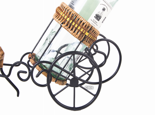 Asian Style Rickshaw Puller Wine Holder
